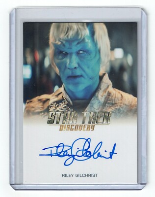 RILEY GILCHRIST ANDORIAN REGULATOR AUTOGRAPH CARD STAR TREK DISCOVERY SEASON 3