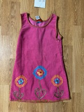 NWT Vintage Nick Nack Patty Wack Girls Size 5 Appliqu  Corduroy Jumper Pink