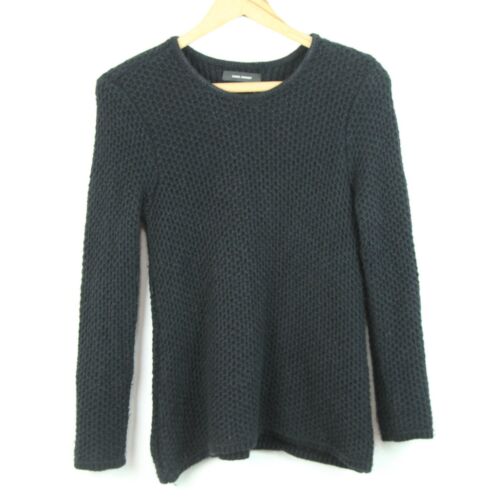Isabel Marant Black Pullover Waffle Knit Angora Blend Sweater 36 Small - Picture 1 of 15