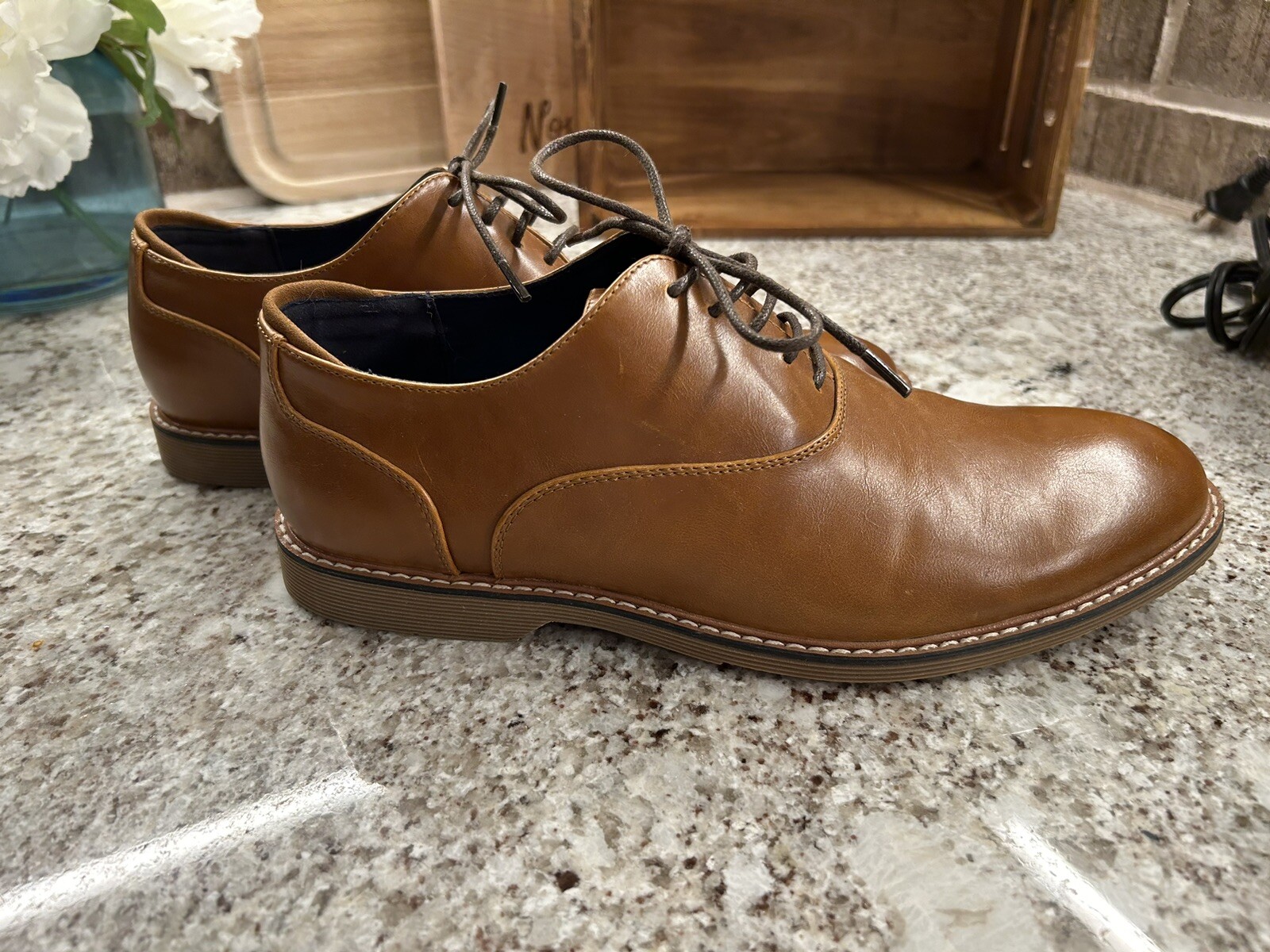 SAOLA Steve Madden P Neptun Oxfords da uomo taglia 8 1 2 M nuovo