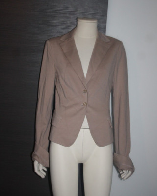 PATRIZIA PEPE, Avantgarde Slim Blazer Jacke - WIE NEU -  ''Beige'', Gr. 38 EDEL