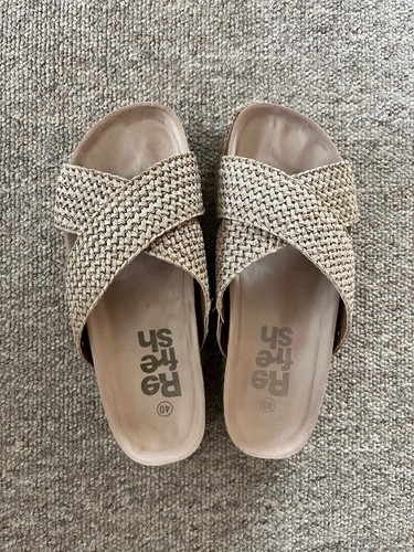 Refresh Mujer Vegana Sandalias Plantilla Natural Reino Unido Talla 7 (EU40) Nuevas Sin Caja - Imagen 3 de 10