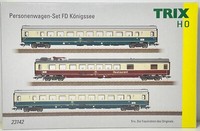 Trix H0 23142 Personenwagen-Set Fd KöNigssee 3-Tlg. Db Ep.Iv Neu & Ovp