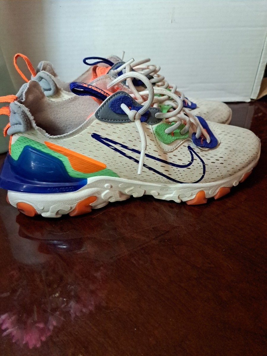Nike React Vision Womens Size 8.5 Sneakers Pale Ivory C17523-104