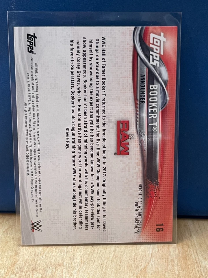 2018 Topps WWE Booker T #16 - Image 2 of 2