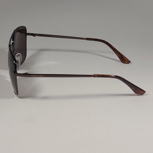 Calvin Klein Navigator Sunglasses CK19136S 200 Brown Frame Brown Lens 57mm - Picture 5 of 10