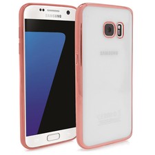 Schutzhülle Case Handy Hülle Tasche Bumper für Samsung Galaxy S7 Edge - rose