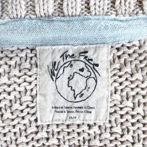 Chaleco Suéter We the Free People Mujer Talla XS Marfil Cuello Recortado - Imagen 5 de 5
