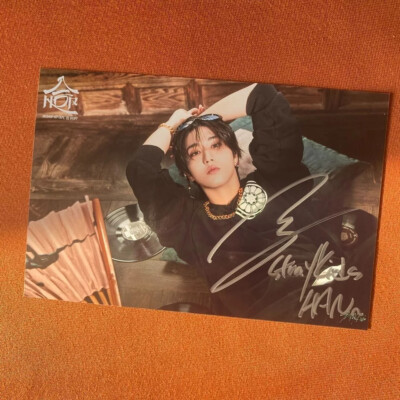 STRAY KIDS (HAN) 合 HOP WALKING ON WATER AUTOGRAPHED SIGNED PHOTO
