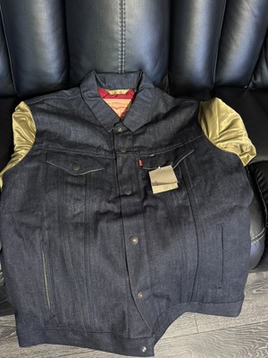 New Vintage Levis x San Francisco 49ers Satin Denim Jacket NFL