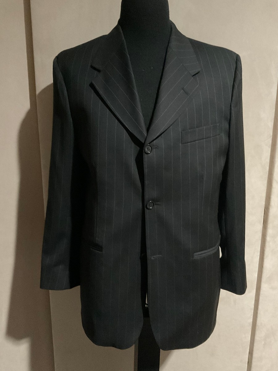 RICK PALLACK SUIT / BLACK STRIPE / 40 REGULAR / MADE IN  display picture 2