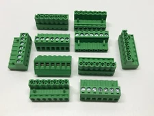 PACK OF 10 Phoenix Connector Phoenix Contact 8 pin 5.08mm  PCB Terminal Block