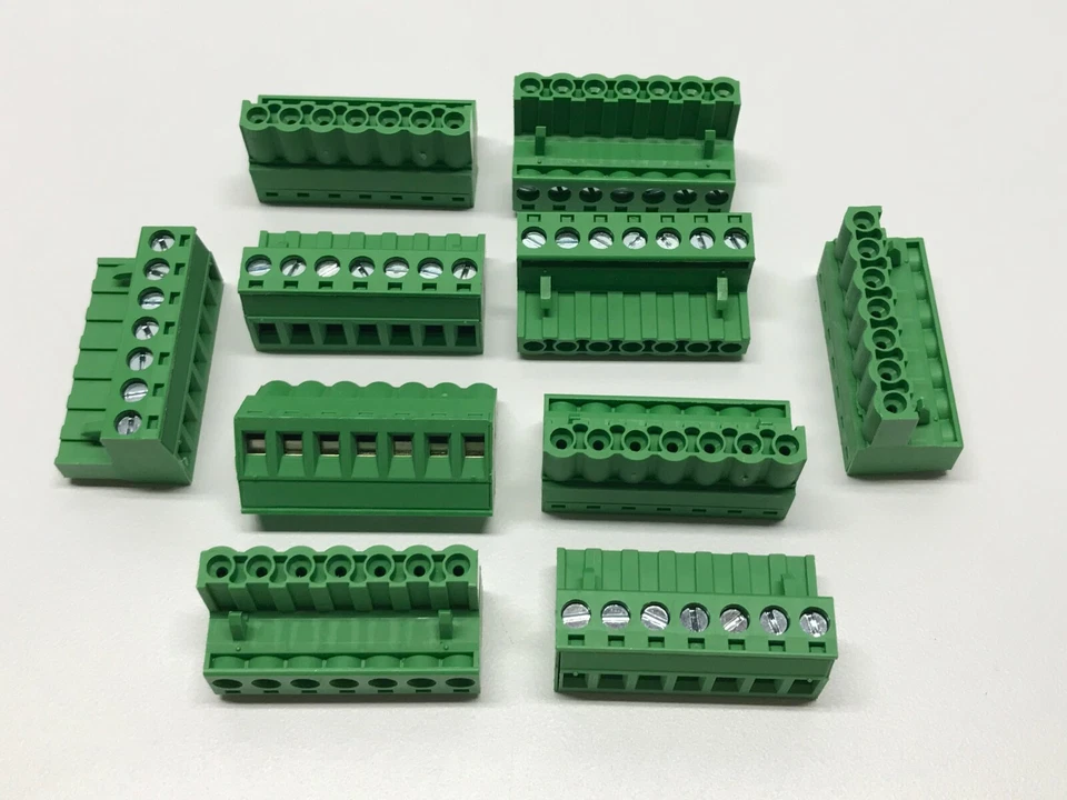 Phoenix Connector Phoenix Contact 8 pin 5.08mm  PCB Terminal Block  Lot of 10 - Image 2 of 4