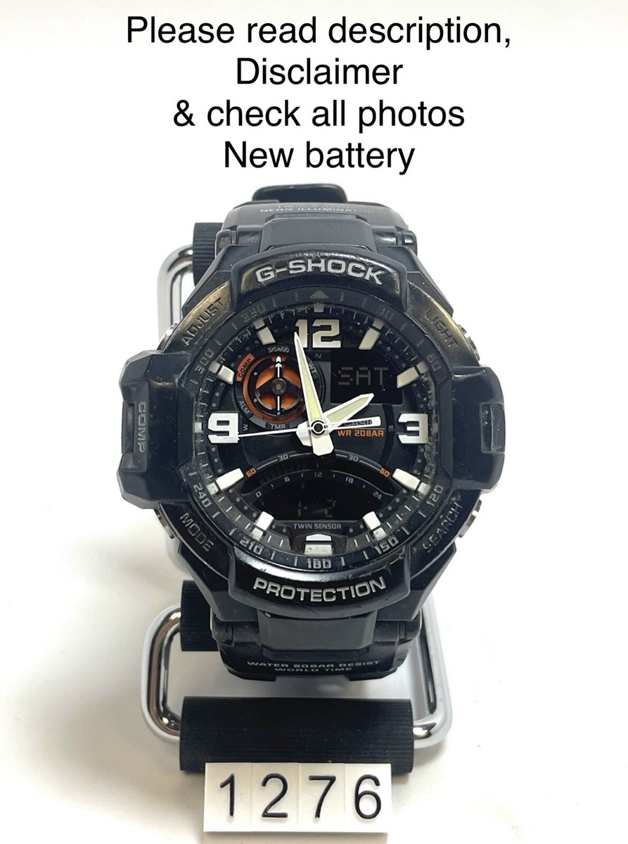 Casio G-Shock GRAVITYMASTER Twin Sensor Compass 52mm Watch
