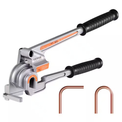 3 in 1 Pipe Bender 1/4 In. to 1/2 In. Manual Level Tube Bender 0 to 180 Degrees 