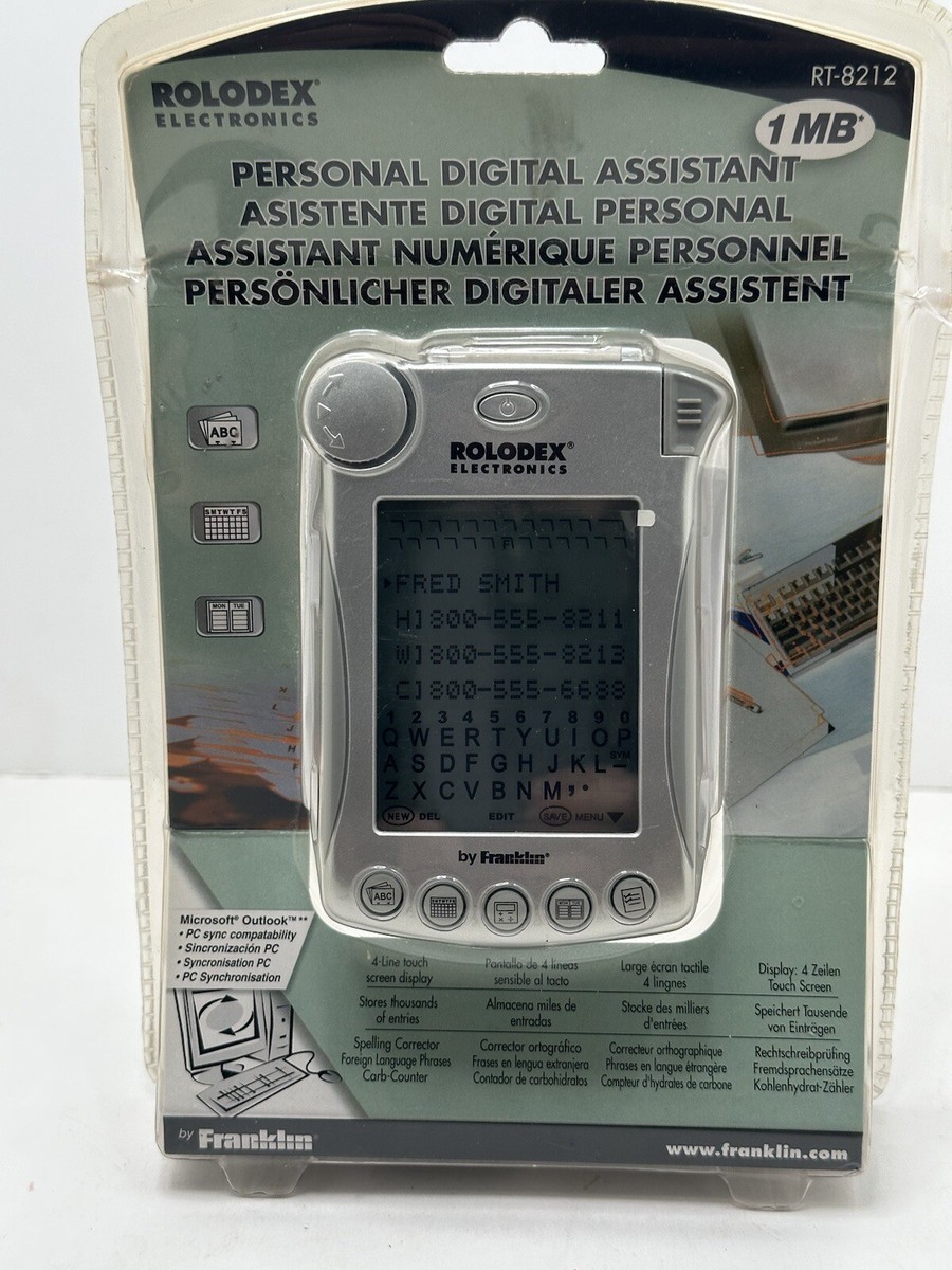 Franklin Rolodex Electronic RT-8212 Touch Organizer Personal