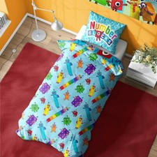 Numberblocks Toddler Duvet Cover Set Meet the Number Blocks Junior Cot Bedding