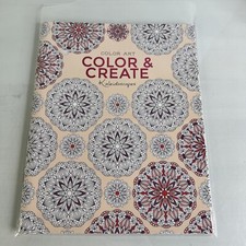 Leisure Arts . Color Art COLOR CREATE Kaleidoscopes Coloring Book New