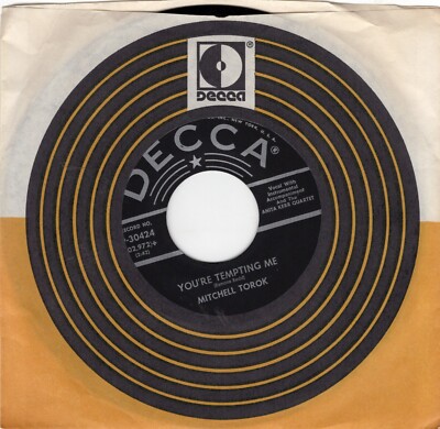 Mitchell Torok   Two Words (True Love) 1957 Decca Rock & Roll VG+