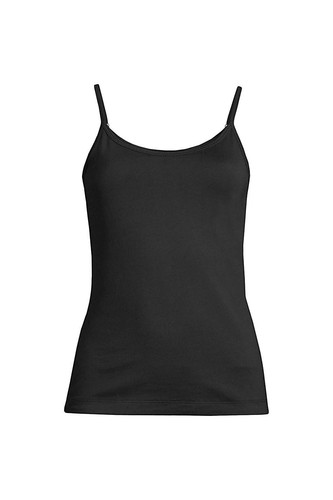 Lands' End Size 2X Black cami camisole knit top, adjustable straps NWT - Picture 2 of 2