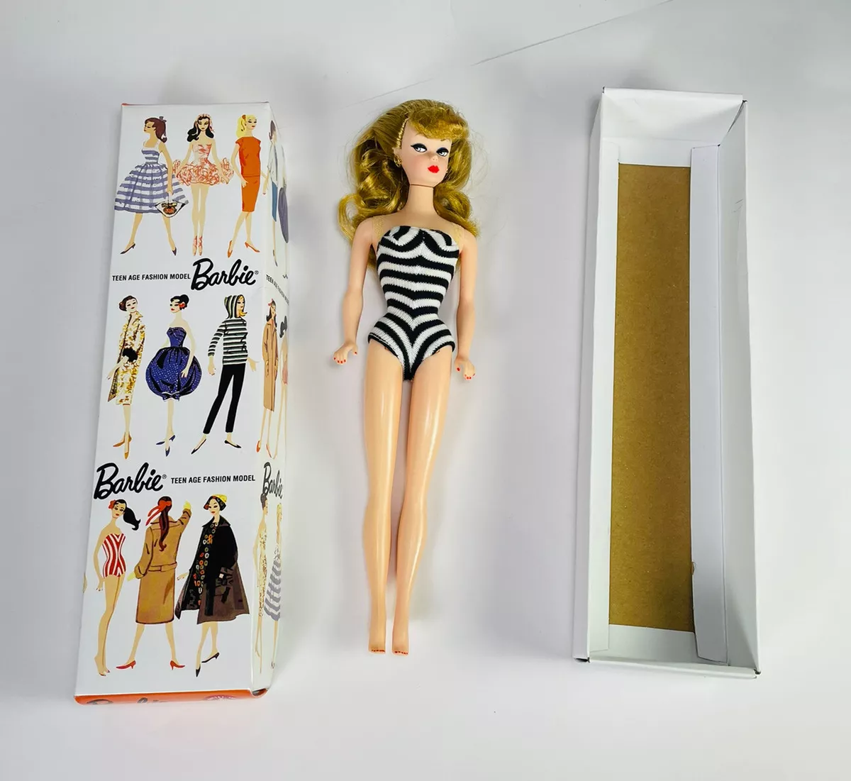 uddrag Gennemvæd konkurrenter Mattel 1959 Special Ed Reproduction Stock No 850 Teen Age Fashion Blond  Barbie | eBay