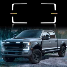 VLAND Full LED Headlights Upgrade For 2020-2022 Ford F250 350 450F550 Super Duty