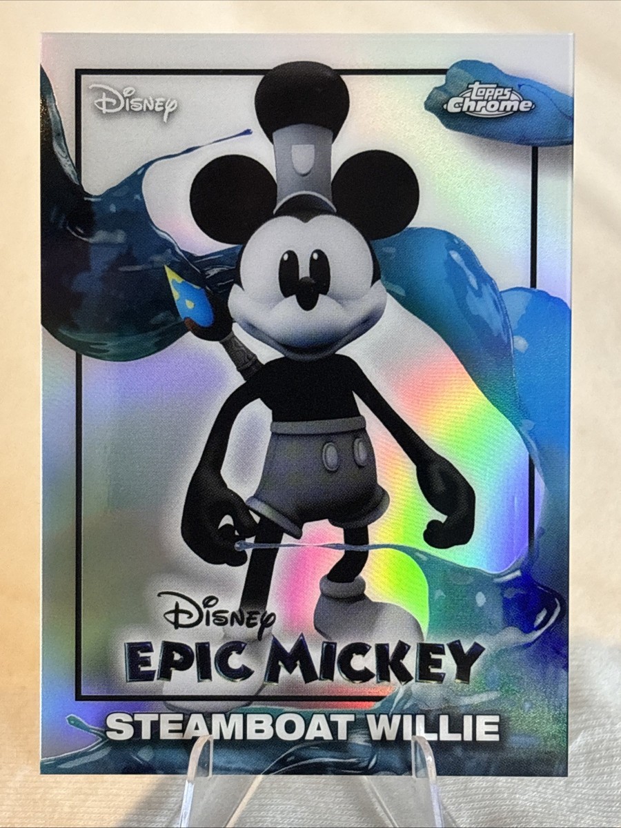 2026 Topps Neon Disney Epic Mickey Steamboat Willie #EM-10 Topps