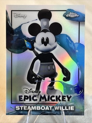 2026 Topps Neon Disney Epic Mickey Steamboat Willie #EM-10 Topps