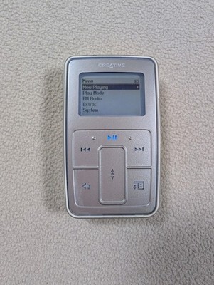 Creative Labs Zen Micro MP3 Player DAP-MD0004 Silver Tested Working 2004