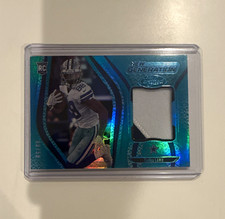 Certified 2020 CeeDee Lamb New Gen Jerseys Mirror Blue RC MEM 8/50 2 color patch