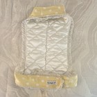 Hip Doggie Yellow/White Polka Dot Floral Dog Dress L Polyester Harness D-Ring — photo 3