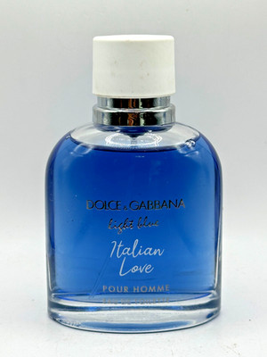 dolce gabbana light blue italian love  3.4 oz edp unbox men