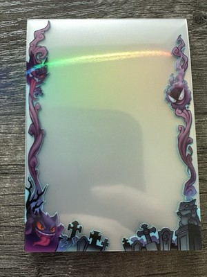 Yugioh Gengar Border Sleeves Oversleeves For Extra Deck X15