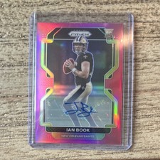 Panini Prizm 2021 Ian Book New Orleans Saints Pink Prizm Autograph Rookie #357