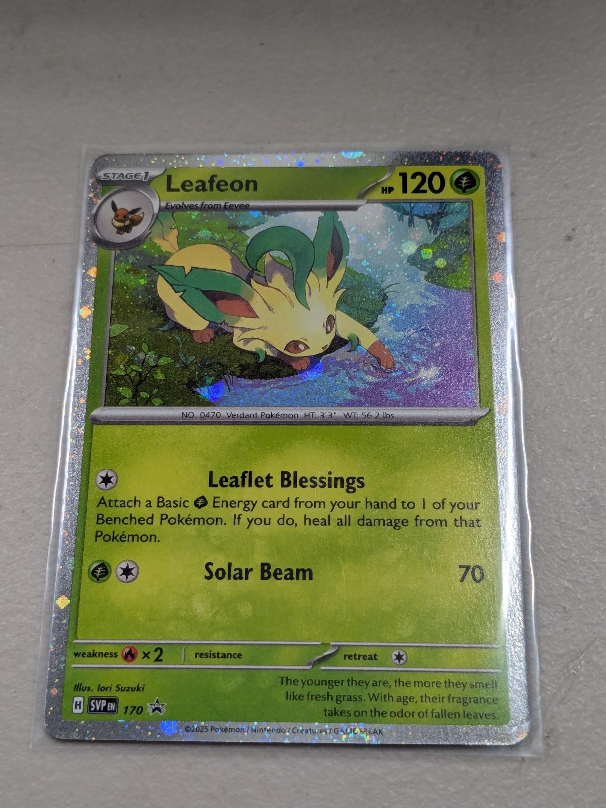 Leafeon (Cosmos Holo) 170 Promo Scarlet & Violet Promo Pokemon Near Mint