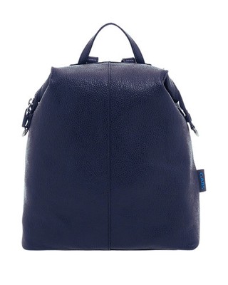 Gabs Edna Large Modern Leather Blue Ink Backpack