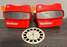 Lot of 2 Red 3D View-Master Viewers