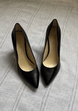 Nine West Sleek and Classic Cara Dress Pumps with block heels