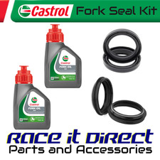 Fork Oil Seal Dust Seal Kit For Kawasaki KX 500 E 1997-2004 Castrol