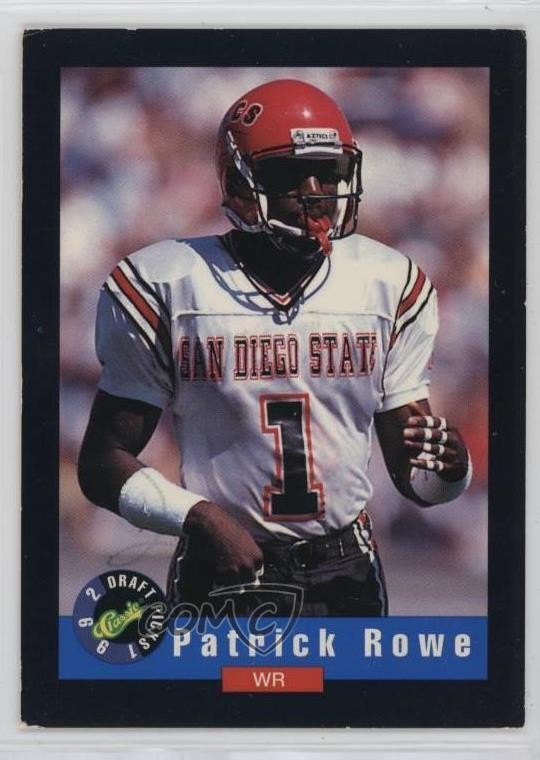 1992 Classic Draft Picks Factory Set Patrick Rowe #43 Rookie RC mo6