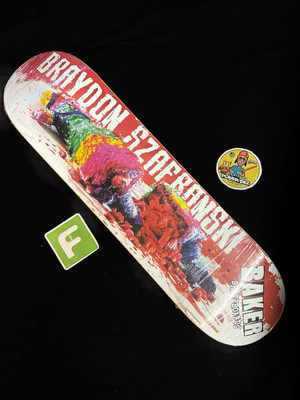 SUPER RARE Braydon Szafranski Piñata Guts Baker Skateboard Deck In
