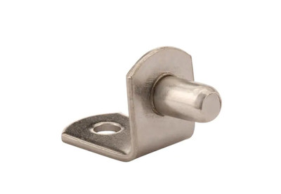 Everbilt 1/4 in. Nickel Plated Angled Shelf Support (8-Pack)