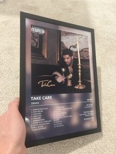 Listing image for Drake Take Care Album A4 Framed Print Poster With Frame
