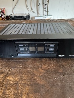 Kenwood KM-208 Stereo Power Amplifier VU Meters Tested Working Vintage