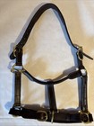 Cob Bobby’s English Tack Havana Leather Halter Brass Hardware Adjustable NEW BET — photo 2