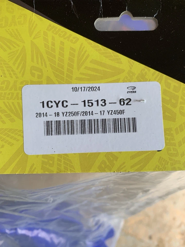 Cycra Powerflow Rear Fender for 2014-2018 Yamaha YZ250F - Body Bodywork Rear ak - Image 2 of 2