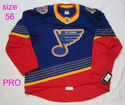 size 56 St. Louis Blues retro Fanatics Authentic PRO Hockey Jersey FAP MIC