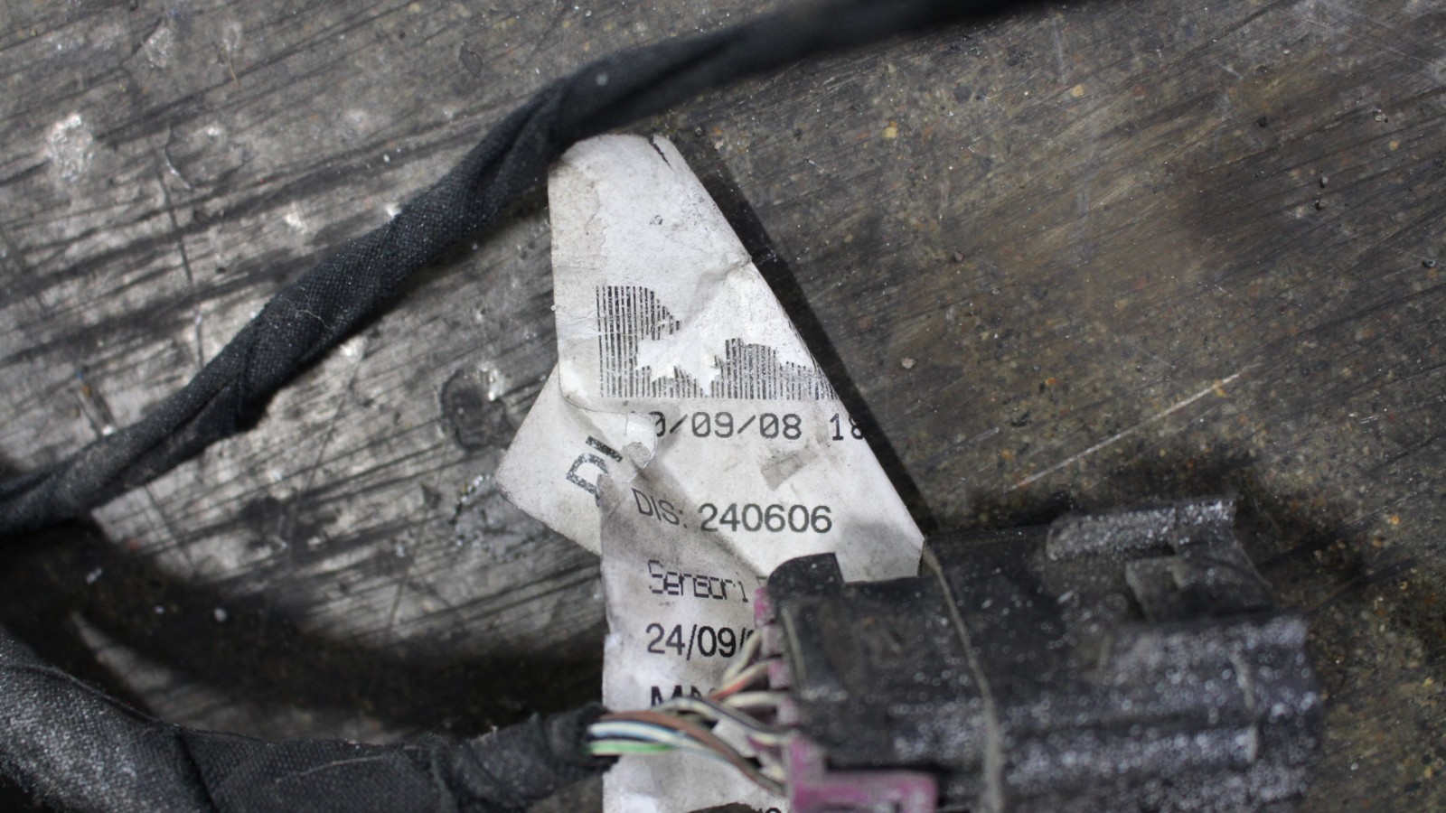 Maserati Granturismo, Front Bumper Sensor Wire Harness, Used, P/N 240606