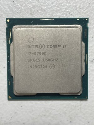 Intel i7-9700K 3.6GHz (4.9GHz TURBO) LGA 1151 Processor (SRG15)