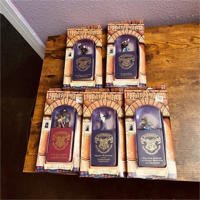 Mattel Harry Potter Die-Cast Book Figures Lot of 5 Snape Ron Hagrid Dumbledore
